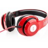 GoGEN HBTM 41RR Słuchawki Bluetooth, Tuner FM, mikrofon, składane, Czerwone