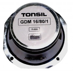 Tonsil GDM 16/80/1 8Ω, głośnik średniotonowy z koszem zamkniętym i membraną celulozową (Altus 200)