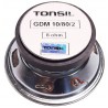 Głośnik średniotonowy Tonsil GDM 10/80/2 8 Ohm z koszem zamkniętym i membraną celulozową.