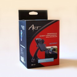 Uniwersalny uchwyt samochodowy na telefon / MP4 / GPS (Automat) ART AX-17