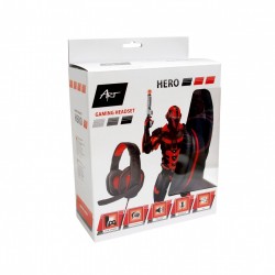 Słuchawki gamingowe stereo z mikrofonem ART HERO USB (SLA AP-60MD)