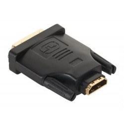 Złącze HDMI gniazdo-DVI wtyk 18+1 (ZLA0613)