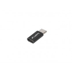 Adapter USB CM - micro USB BF 2.0 LANBERG czarny