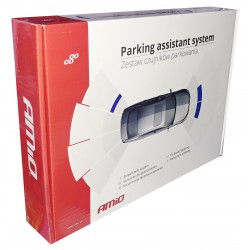 Zestaw czujników parkowania Vertex LED, 4 sensory, kolor srebrny