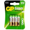 GP LR03 Super B4 Bateria alkaliczna 1,5V (blister, 4 sztuki)