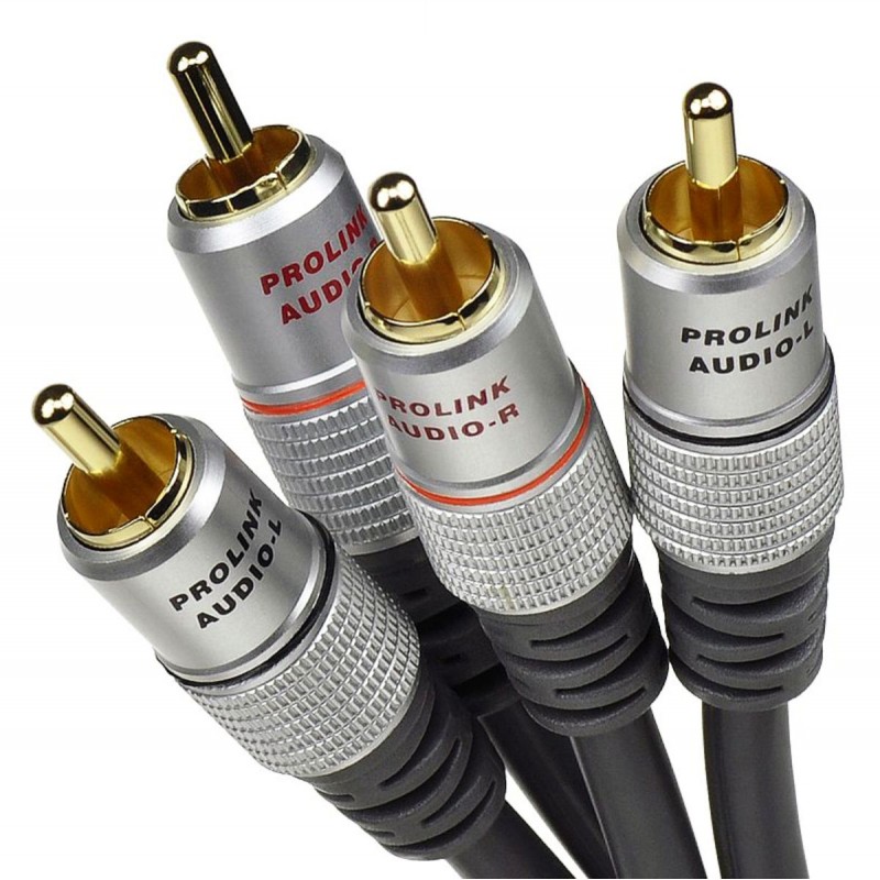 TCV 4270 kabel 0.5m 2RCA-2RCA Prolink Exlusive