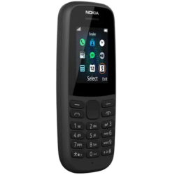 Nokia 105 2019 Dual Sim, telefon, czarny