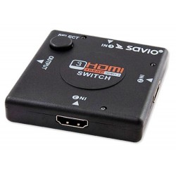 Elmak Savio CL-26 Switch HDMI 3 porty, Full HD, blister