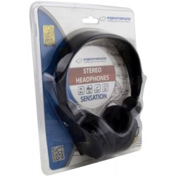 Esperanza EH148K słuchawki stereo z regulacją głośności.