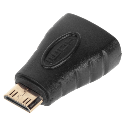 Cabletech gniazdo HDMI - wtyk miniHDMI, złącze, przejściówka pozłacane