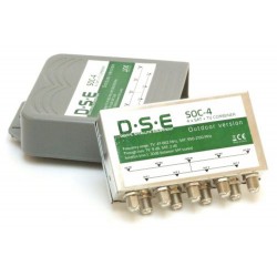 DSE SOC-4 SATx4 + TVx1 Sumator sygnału RTV-SAT, zewnętrzny