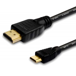Elmak SAVIO CL-09 Kabel HDMI AM - mini HDMI DM, v1.4, 4Kx2K, 1.5m