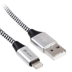 Tracer iPhone AM lightning Kabel USB 1.0m czarno-srebrny