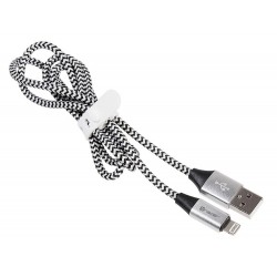 Tracer iPhone AM lightning Kabel USB 1.0m czarno-srebrny