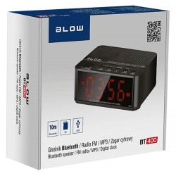 Blow BT400 Głośnik Bluetooth radio budzik zegar FM SD AUX