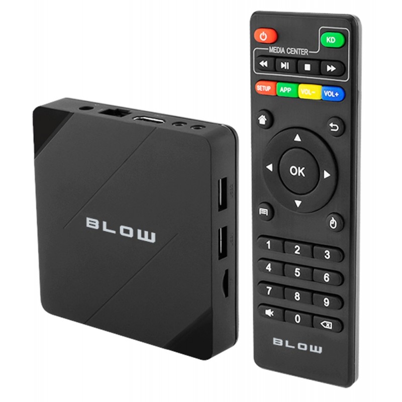 Blow TV Box 4K 4x2GHz, 2GB RAM, 16 GB ROM, Android, WiFi oraz dostęp do Google Play