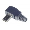 Wtyk micro USB na kabel kątowy