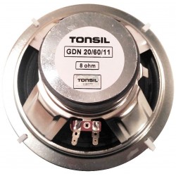 Tonsil GDN 20/60/11 8Ω Głośnik niskotonowy z membraną celulozową