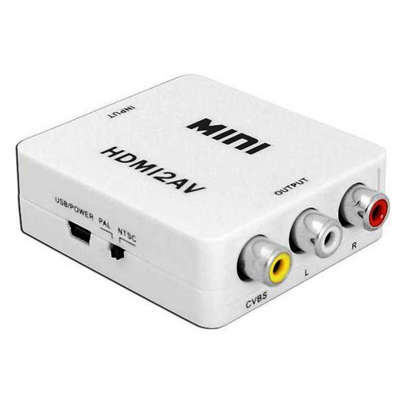 Konwerter sygnału gniazdo HDMI - gniazdo AV - CHINCH CVBS + Audio