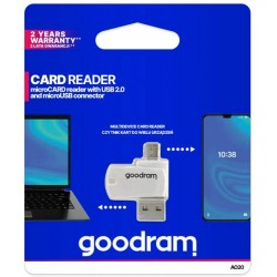 Goodram TGD-AO20MW01R11 Czytnik kart MicroSD OTG dwustronny