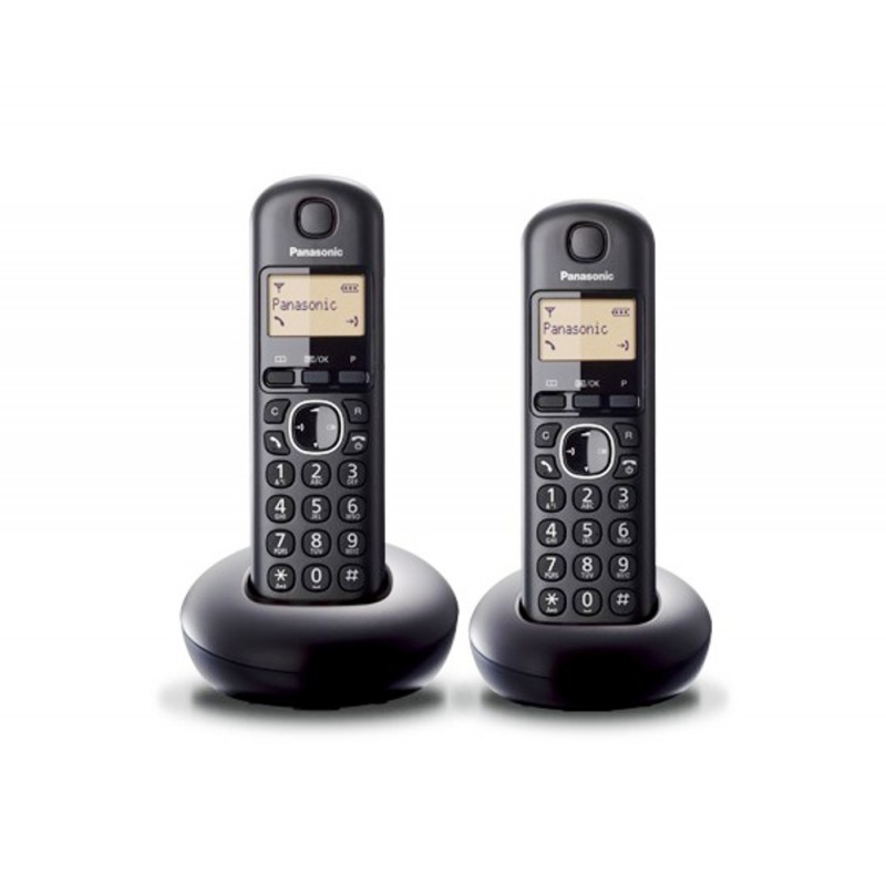 Panasonic KX-TGB212 Dect Black Duo Cyfrowy telefon bezprzewodowy z 2 słuchawkami