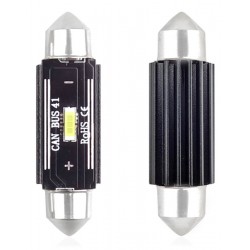 LED CANBUS 1 SMD UltraBright 1860 Festoon 41mm White 12V/24V (para)