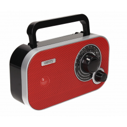 Camry CR1140R Radio przenośne w stylu retro Czerwone