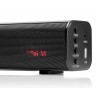 Soundbar GoGEN TAS 930, 40W, HDMI ARC (CEC), Bluetooth, USB, cyfrowe wejście optyczne, wyświetlacz LCD i pilot.