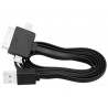 Kabel USB A - iPhone 11/iPh.4/microUSB Czarny