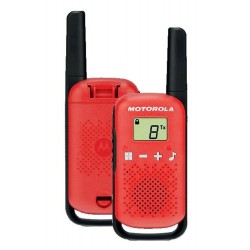 Motorola Talkabout T42 Radiotelefon 16 kanałów, zasięg do 4km, Czerwony