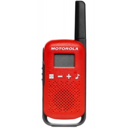 Motorola Talkabout T42 Radiotelefon 16 kanałów, zasięg do 4km, Czerwony
