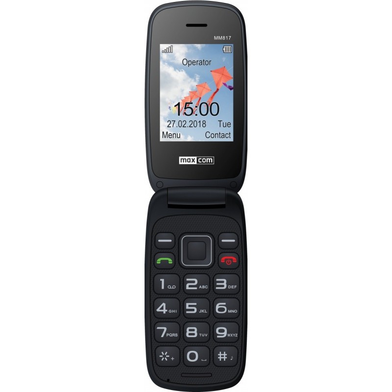 Maxcom MM 817 Telefon GSM Dual SIM czarny