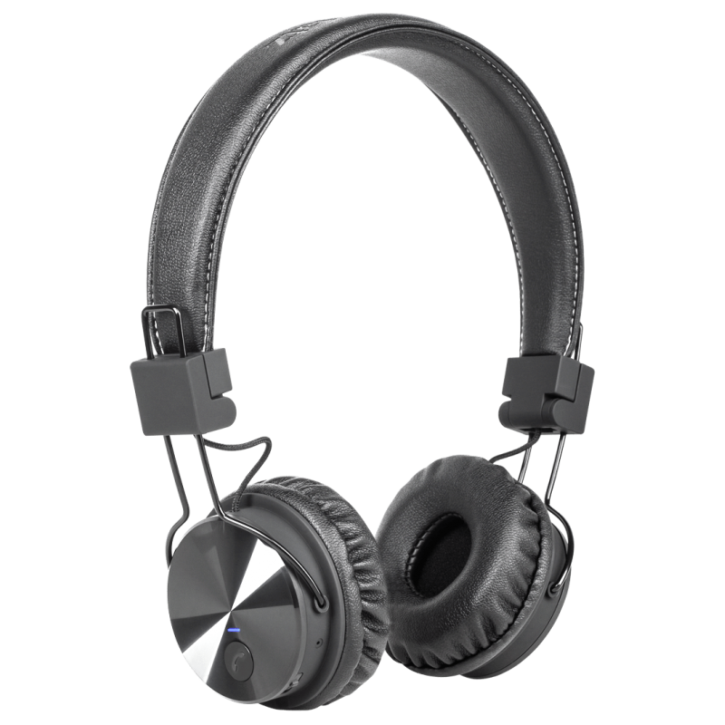Krüger&Matz Wave BT Bezprzewodowe słuchawki nauszne z Bluetooth, kolor czarny KM0624