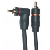DAX RCA 5m, kabel do subwoofera RCA kątowy - RCA prosty