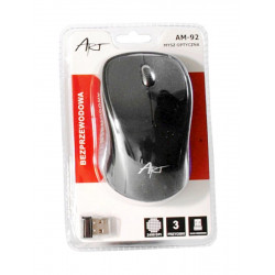 ART AM-92A Mysz WiFi optyczna bezprzewodowa czarna