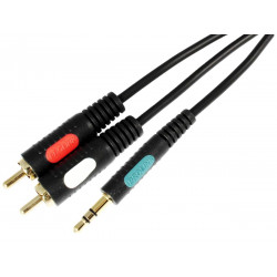 Prolink Classic 1,8m Jack 3.5 - 2RCA kabel audio