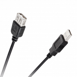 Kabel USB typ A wtyk - gniazdo 0,8m