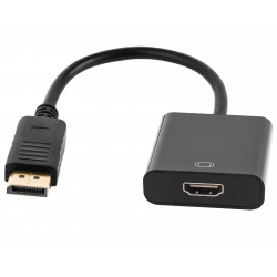 Złącze adapter wtyk DisplayPort - gniazdo HDMI KOM0850