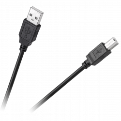 Kabel USB komputer-drukarka 1,8m czarny KPO2784A-1.8