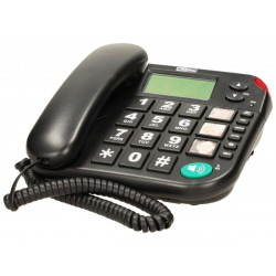 Maxcom KXT480 BB Aparat telefoniczny przewodowy, czarny
