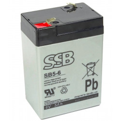 6V 5Ah Akumulator AGM SSB SB5-6