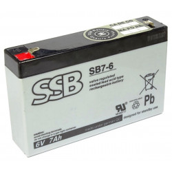6V 7Ah Akumulator AGM SSB SB7-6