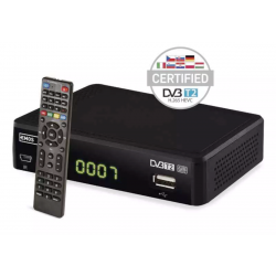 EMOS EM190-L HD Dekoder odbiornik Tuner DVB-T2 HEVC...