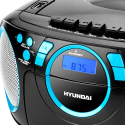 Hyundai TRC788 AU3 Boombox, radiomagnetofon kasetowy, CD-R/CD-RW, MP3, AUX-IN wejście, wejście USB