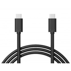 Kabel USB-C - USB-C v3.1, długość 1m, czarny