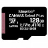 Kingston microSD 128GB Canvas Select Plus 100MB/s Karta pamięci