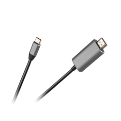 Kabel wtyk HDMI - wtyk typu C, długość 1m, 4K 60Hz