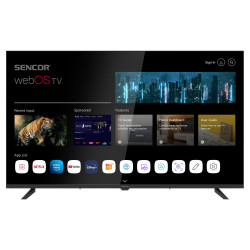 Telewizor 43" Sencor SLE 43US801TCSB Smart TV, UHD, Miracast, Airplay, Bluetooth, Amazon Alexa