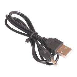 Kabel USB - DC 1.3/3.4 długość 70cm